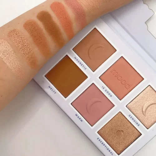 paleta feels mood ruby rose iluminadores contornos rubor