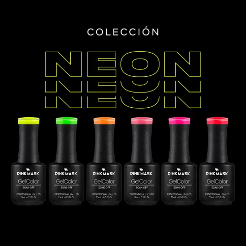 coleccion neon pink mask