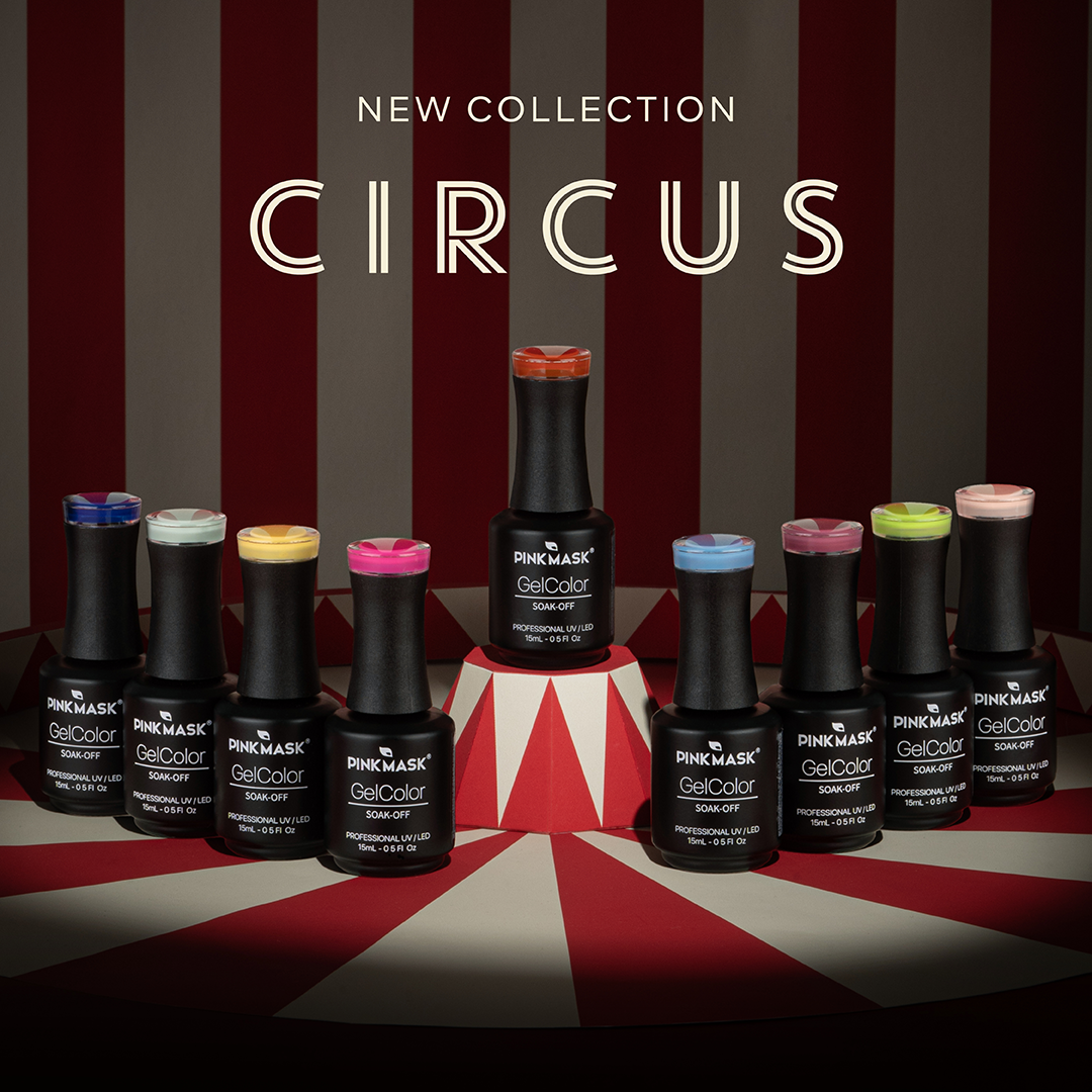 coleccion circus pink mask