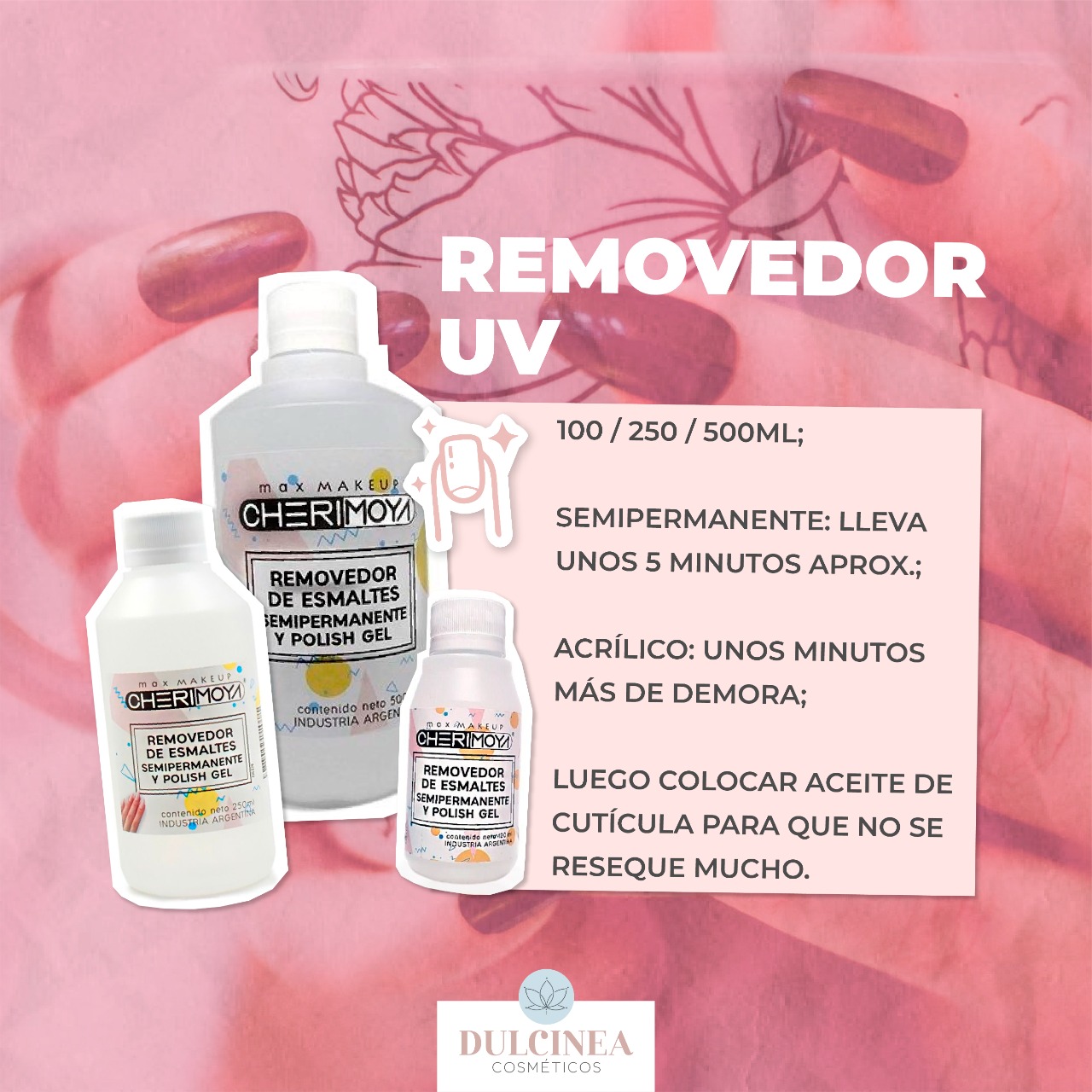 Remover uv led cherimoya