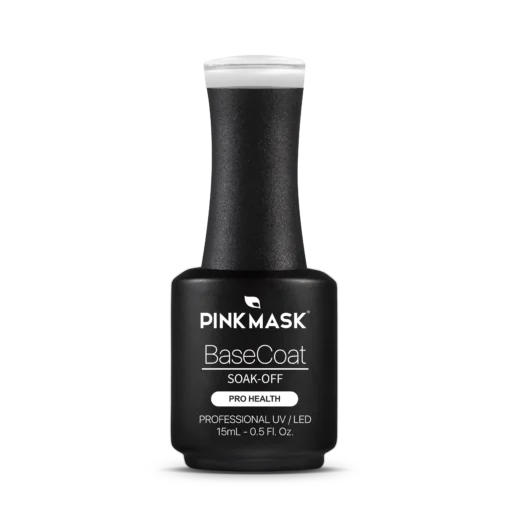 base coat testing pink mask
