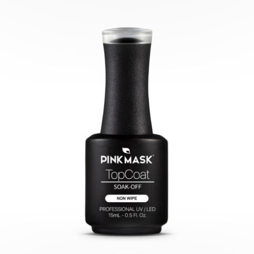 top coat matte pink mask