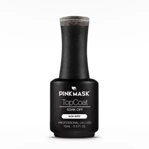 top coat glossy fur pink mask
