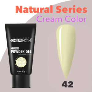 powder gel cherimoya 42 cream color
