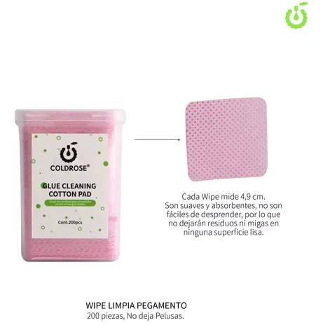 wipes removedor de pegamento cherimoya