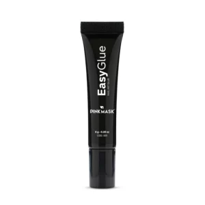 easy glue clear pink mask