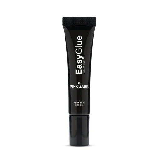 easy glue clear pink mask