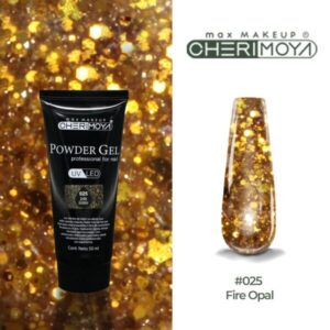 powder gel cherimoya 25 glitter dorado