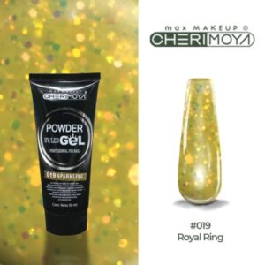 powder gel cherimoya 19 glitter amarillo