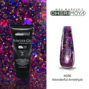 powder gel cherimoya 036 glitter lila