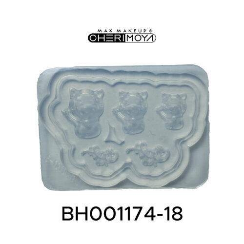 molde de silicona cherimoya animales