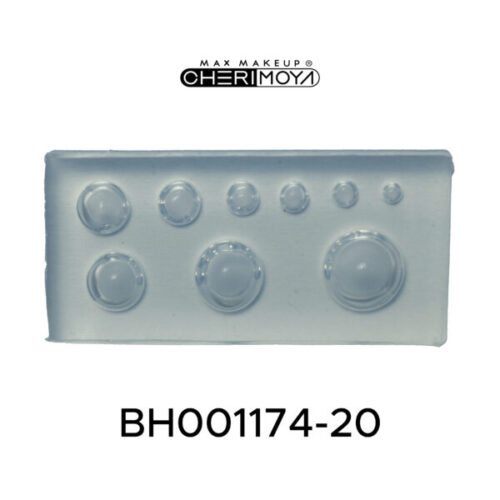 molde de silicona cherimoya puntos