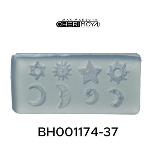 molde de silicona cherimoya sol y luna