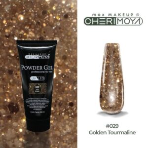 powder gel cherimoya 29 glitter dorado