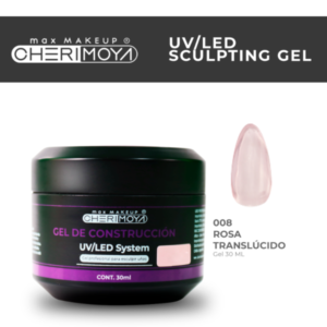 gel cherimoya 08 rosa translucido
