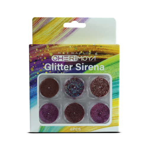 glitter sirena cherimoya lila