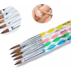 pincel para acrílico x5