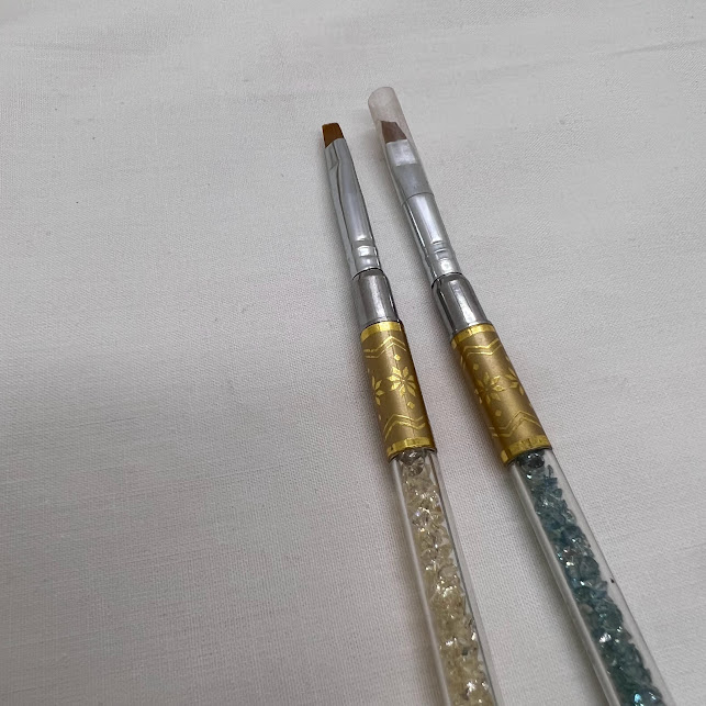 pincel para gel + dotting