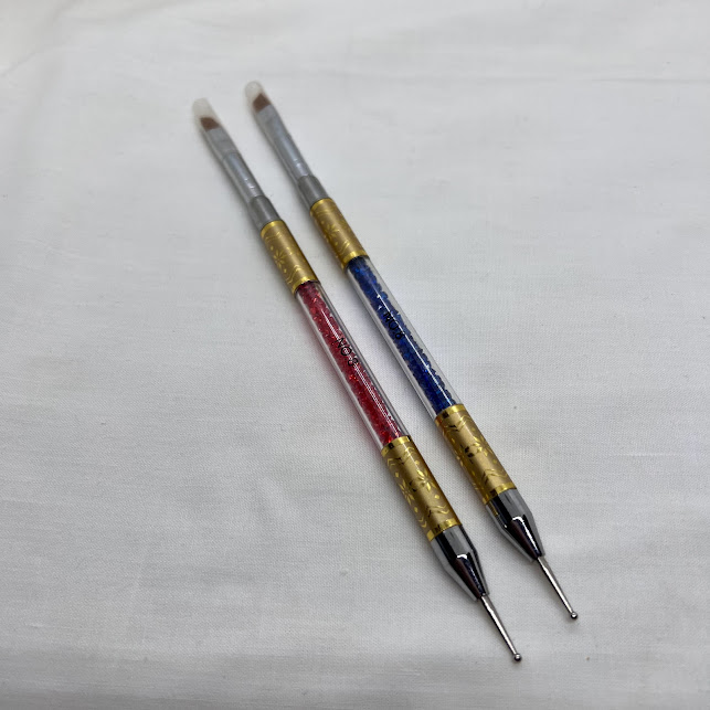 pincel para gel + dotting