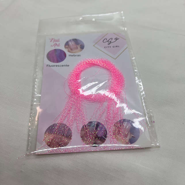 hebras fluorescentes city girl rosa