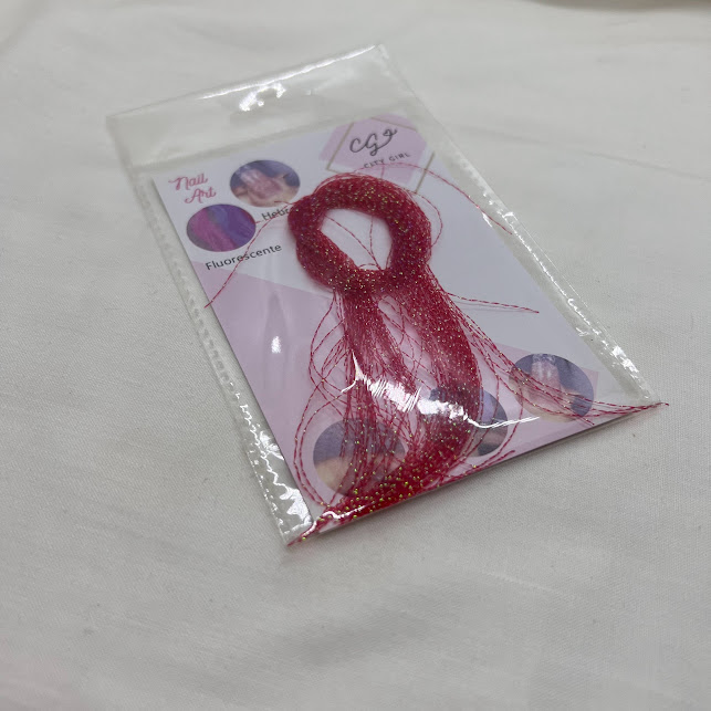 hebras fluorescentes city girl rojo