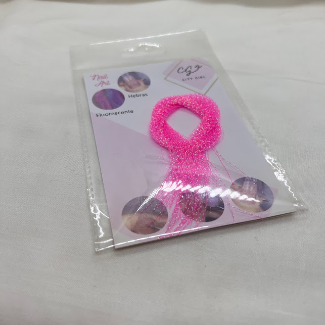 hebras fluorescentes city girl rosa