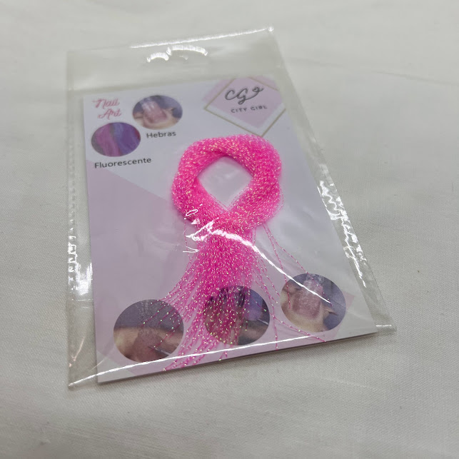 hebras fluorescentes city girl rosa