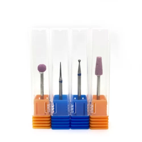 kit de fresas para manicure rusa x4