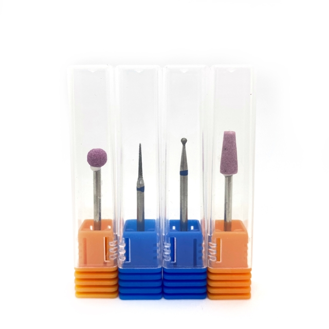 kit de fresas para manicure rusa x4