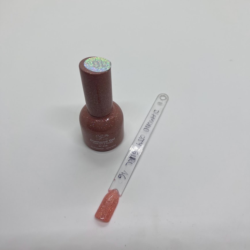 diamond gel city girl 16 naranja