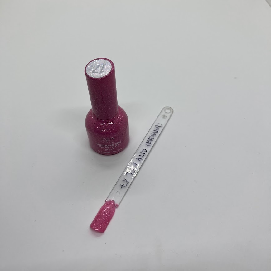 diamond gel city girl 17 rosa