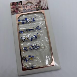 strass azul