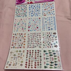 sticker al agua navidad
