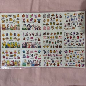 sticker al agua pascua