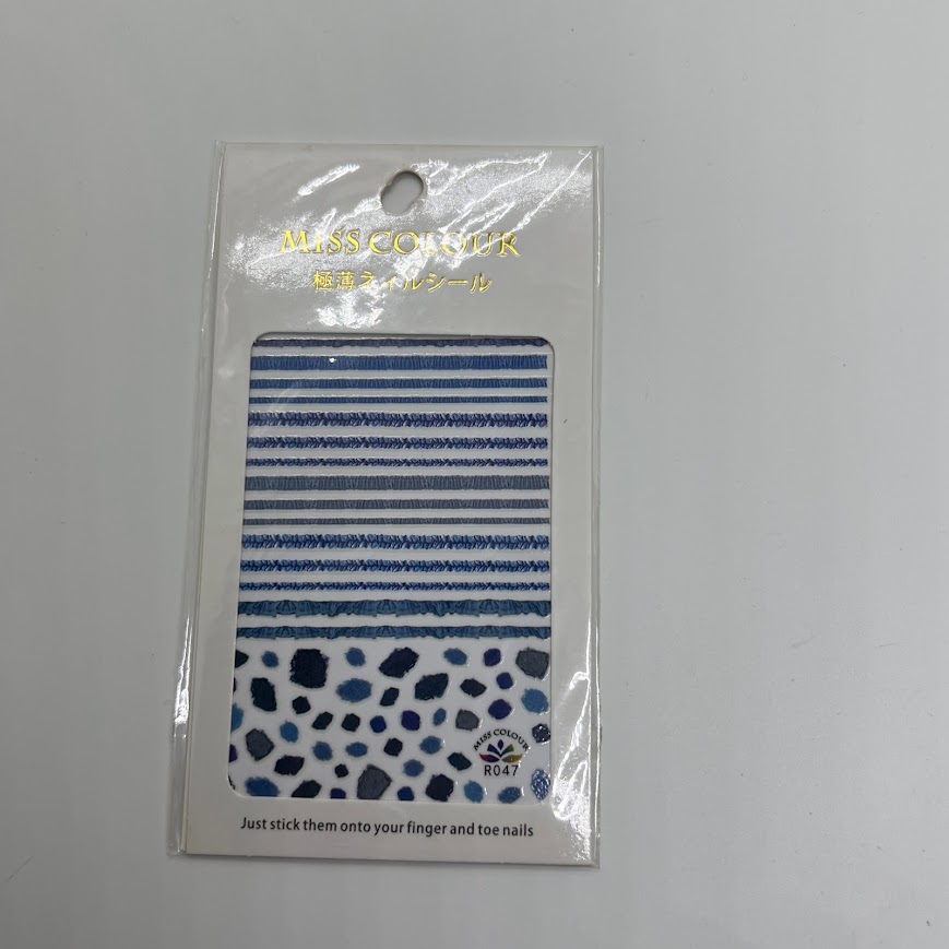sticker modelos varios azul