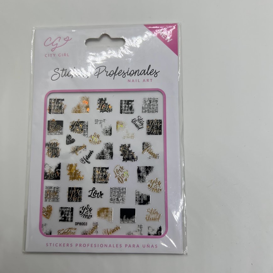 sticker modelos varios amor