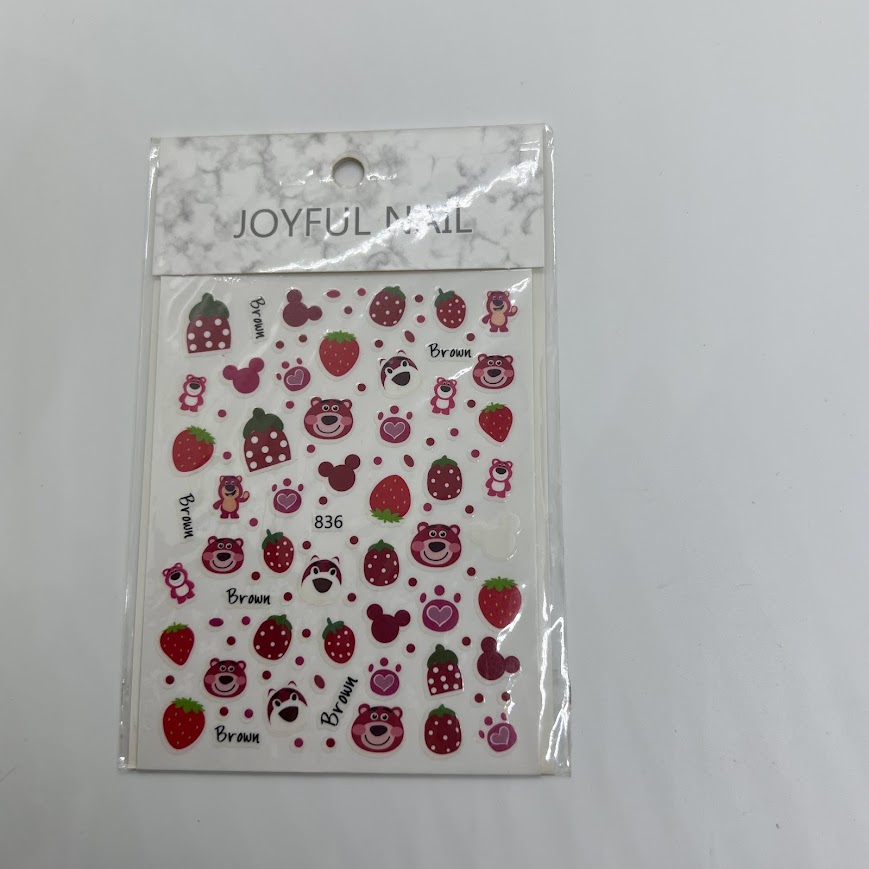 sticker modelos varios frutillas