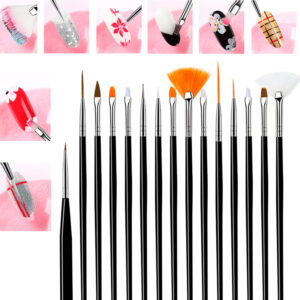 SET PINCELES FULL NAIL ART CITY GIRL X15