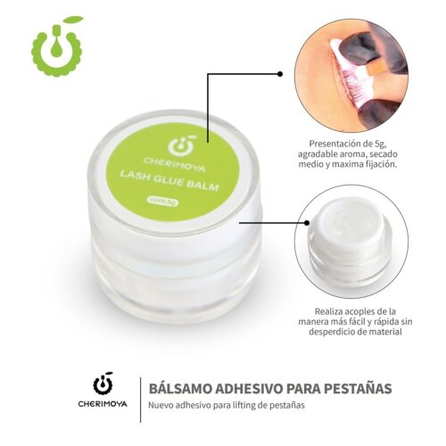 lash glue balm cherimoya