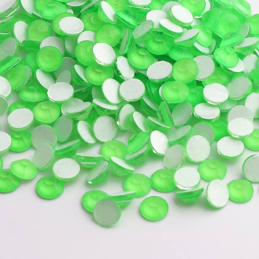 pedrería verde neon