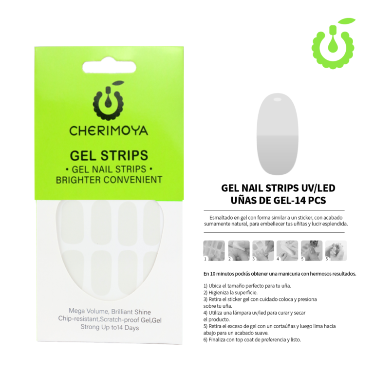 sticker semipermanente cherimoya blanco