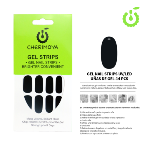sticker semipermanente cherimoya negro