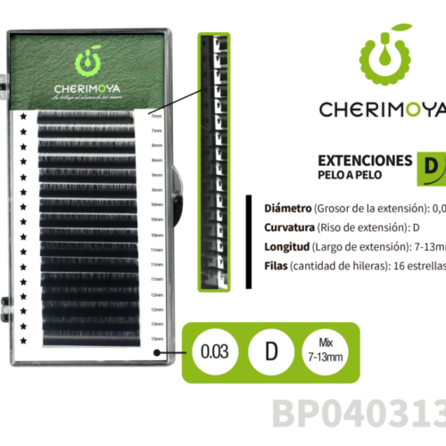 pestañas 0.03d cherimoya
