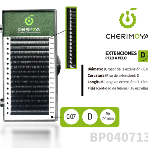 pestañas 0.07d cherimoya