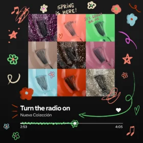 colección turn the radio on pink mask