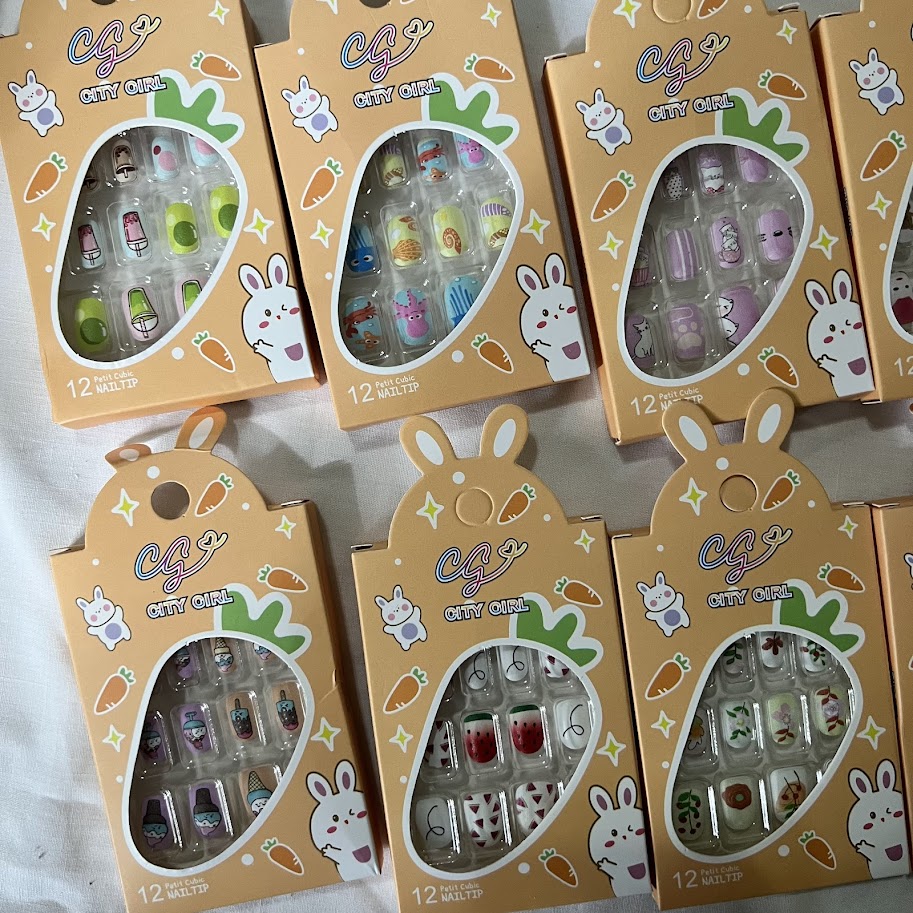 uñas postizas niños