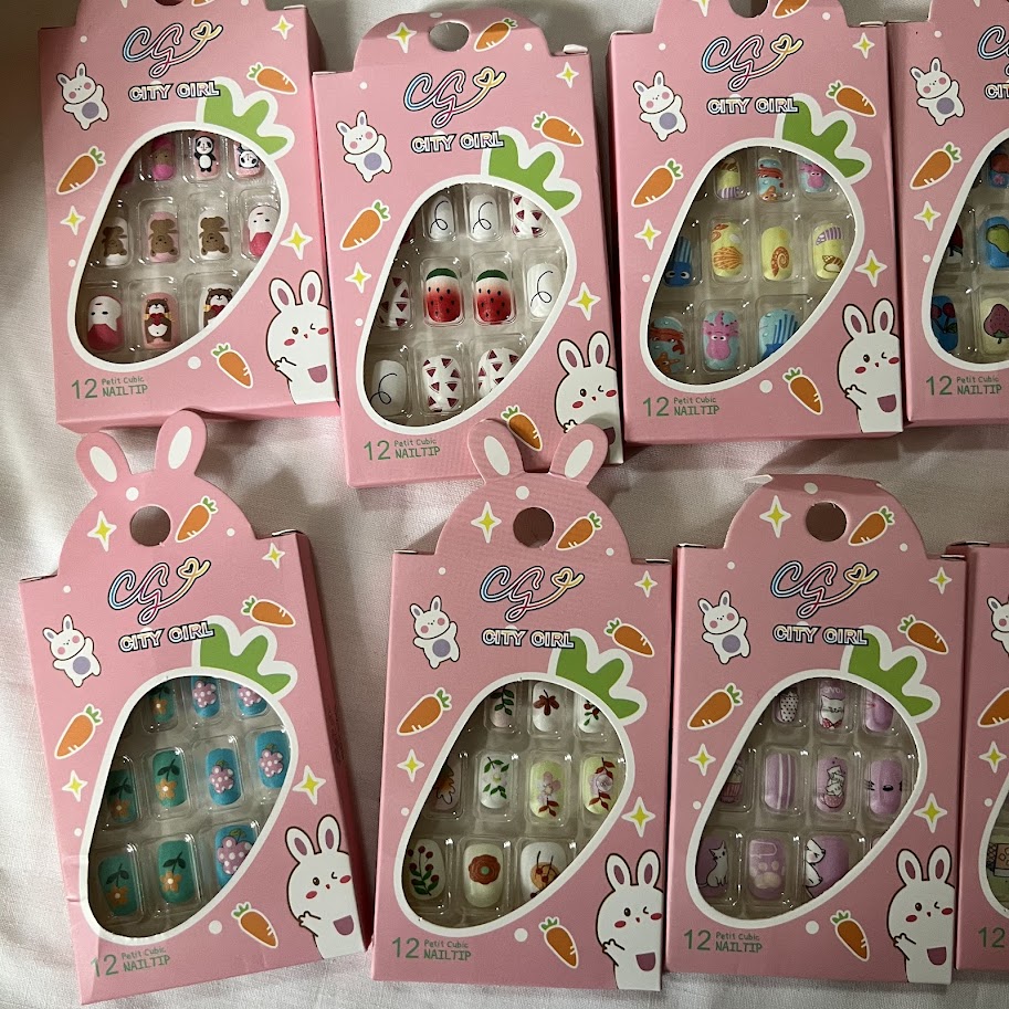 uñas postizas niños