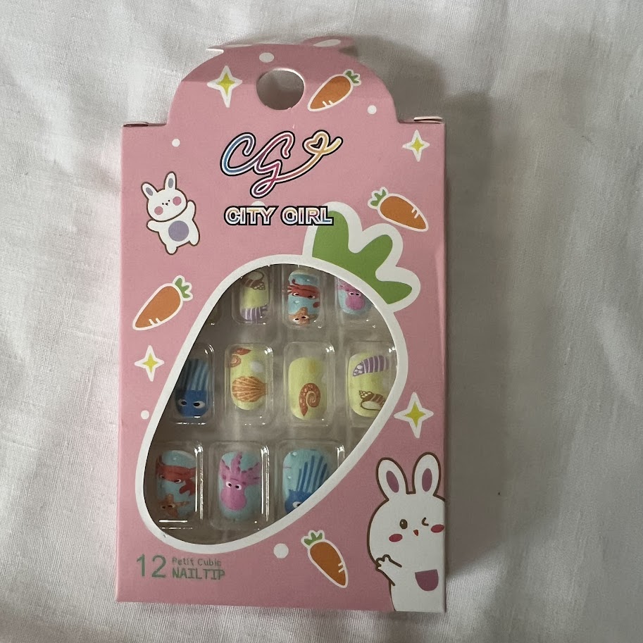 uñas postizas niños
