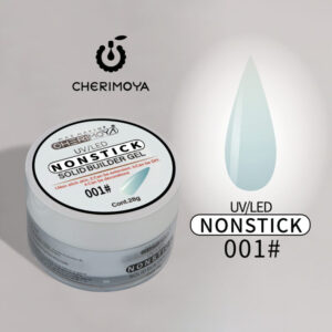 nonstick solid builder gel clear cherimoya 01