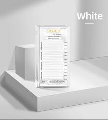 pestañas color mix 0.07d lagee blanco
